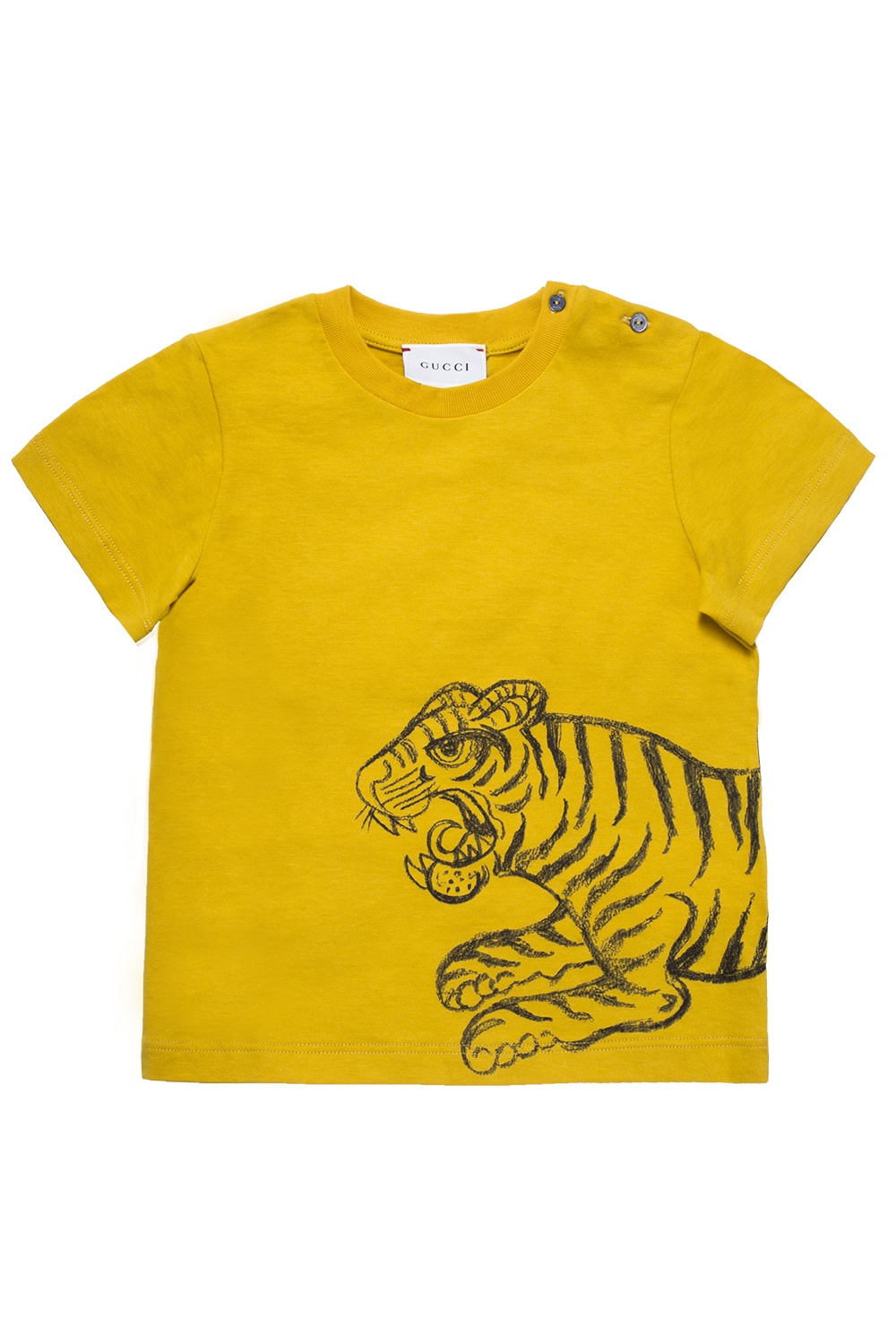 Gucci Kids Tiger-printed T-shirt | Kids's Baby (0-36 months) | Vitkac